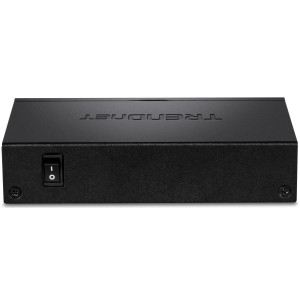 TRENDnet TPE-TG52 5-Port Unmanaged Gigabit Ethernet PoE+ Switch, 32W PoE budget